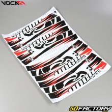 Rim stripes stickers Voca