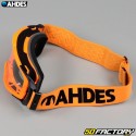 Occhiali Ahdes neon arancione con schermo trasparente