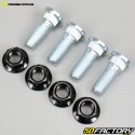 Tuercas y espárragos de rueda Yamaha Blaster  XNUMX Moose Racing  negro (kit)