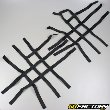 Tiras de barras Nerf Yamaha YFZ 450R, YFM Raptor 700 e Suzuki LTR preto