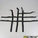 Nerf Bars Gurte Yamaha YFZ 450R, YFM Raptor Und 700 Suzuki Schwarz LTR