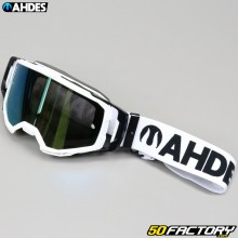 Ahdes white goggles with orange iridium screen