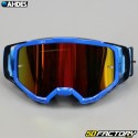 Ahdes neon blue mask with red iridium screen