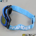 Ahdes neon blue mask with red iridium screen