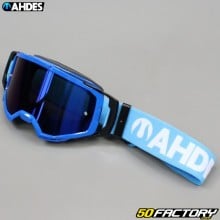 Gafas Ahdes azul neón lente iridio azul