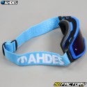 Ahdes neon blue mask with blue iridium screen