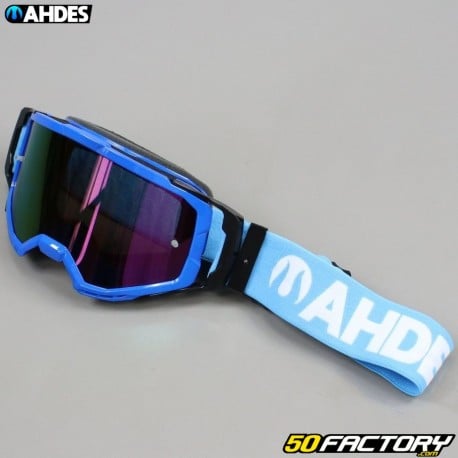 Óculos Ahdes neon azul com ecrã iridio arco-íris