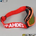 Ahdes neon red goggles with red iridium screen