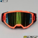 Ahdes neon red mask with orange iridium screen