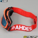 Ahdes neon red mask with orange iridium screen