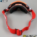 Ahdes neon red mask with gold iridium screen