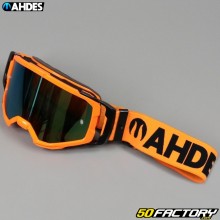 Gafas Ahdes  naranja neón con lente iridio naranja