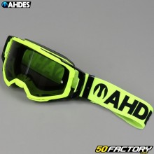 Ahdes neon yellow goggles, smoked screen