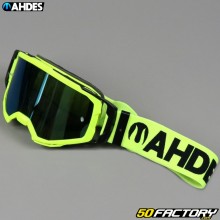 Occhiali Ahdes giallo neon con lente iridium gialla