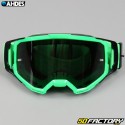 Ahdes neon green mask with smoked screen