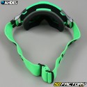 Ahdes neon green mask with silver screen
