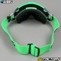 Ahdes neon green mask with red iridium screen