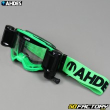 Ahdes neon green roll-off goggles
