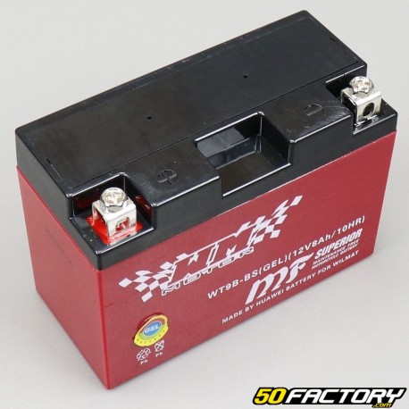 Batterie YT9B-BS 12V 8Ah gel MBK Evolis, Yamaha Tmax...