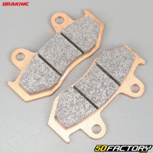 Pastillas de freno de metal sinterizado Yamaha YFZ 450 y YFM Raptor 700 Braking