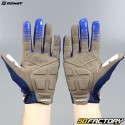 Kenny Safety gloves CE approved blue, white and red motorcycle
