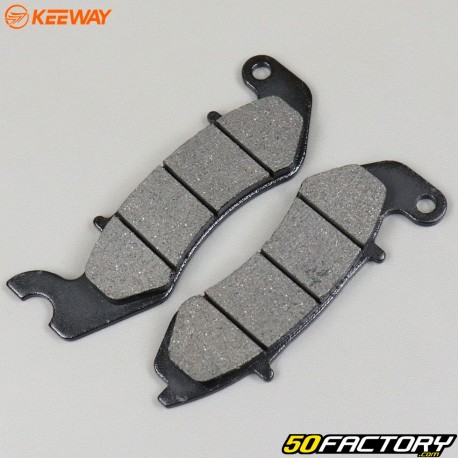 Original Keeway RKF, RKV and TX front organic brake pads