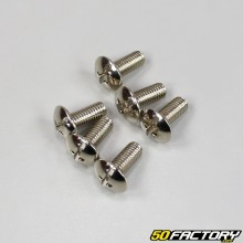 5x12 mm Phillips head domed screws of engine protection casings Peugeot (batch of 6)