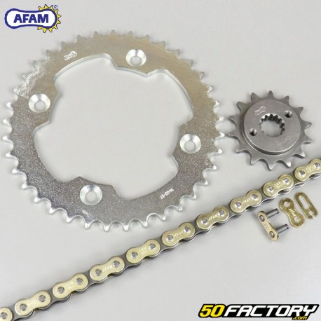 Kit chaîne renforcé 14x37x96 (520) Suzuki LTR 450 (2011 à 2012) Afam or