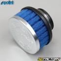 Short straight PHBL and PHBH carburettor air filter Polini blue