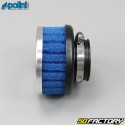 Short straight PHBL and PHBH carburettor air filter Polini blue