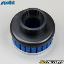 Short straight PHBL and PHBH carburettor air filter Polini blue