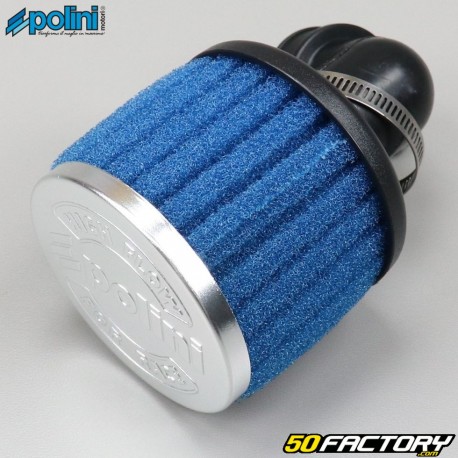 Carburetor air filter PHBL 90Â ° long Polini blue