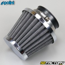 Short Ø38mm PHBL carburettor air filter Polini gray