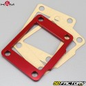 Reed valve block spacer Derbi KRM Pro Ride red