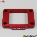 Reed valve block spacer AM6 KRM Pro Ride red