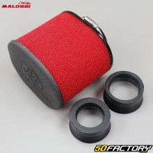 Carburettor air filter PHBH, Mikuni Keihin, straight long oval Malossi  red