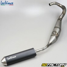 Exhaust pipe Derbi Senda,  Gilera SMT,  RCR... Leovince HM V6 black