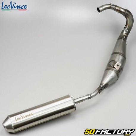 Escape Derbi Senda,  Gilera SMT,  RCR... Leovince Acero inoxidable HM V6