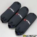 Cubiertas de amortiguadores Kymco MXU, Maxxer 300, 400, 450 ... negro
