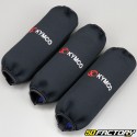 Capas para amortecedores Kymco MXU, Maxxer 300, 400, 450 ... preto