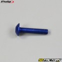 5x25 mm blue Puig domed BTR screws (set of 6)