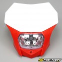 Universal red and white headlight plate