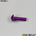 5x20 mm screws Puig domed head BTR purple (set of 6)