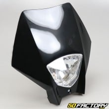 Black KTM type headlight plate V2 â € “Motorcycle, moped, moped part