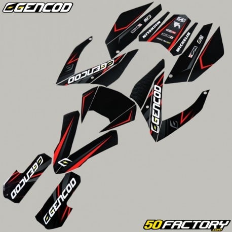 Decoration  kit Masai Ultimate  et  Hanway Furious Gencod Evo red