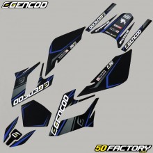 Decoration kit Derbi Senda DRD Racing (2004 - 2010) Gencod Evo blue