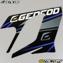 Kit grafiche adesivi Derbi Senda DRD Racing (2004 - 2010) Gencod Evo blu