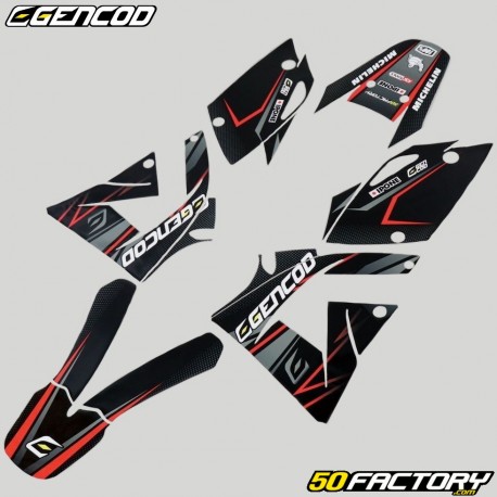 Kit déco Rieju SMX, MRX (2005 - 2008) Gencod Evo rouge