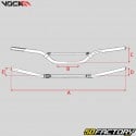 Handlebar cross alu Voca gray Ø 22mm