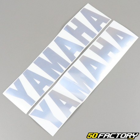 Stickers Yamaha chromes 320x75mm (jeu de 2)